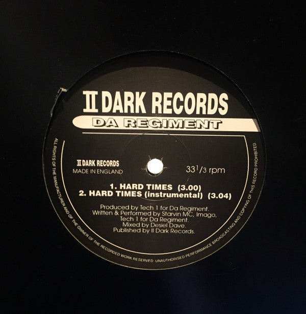 Da Regiment - Hard Times (12")