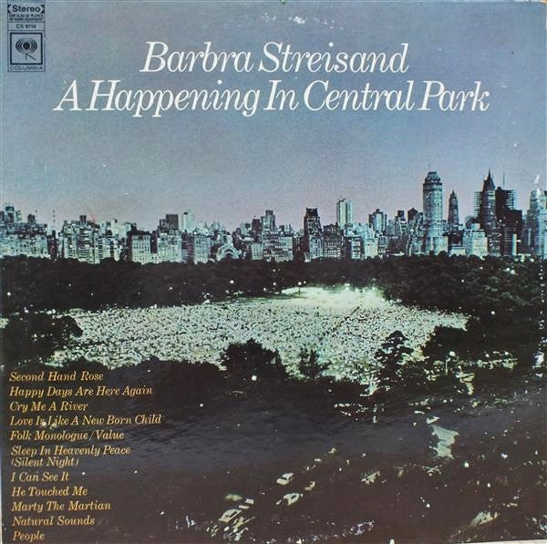 Barbra Streisand - A Happening In Central Park (LP, Album)