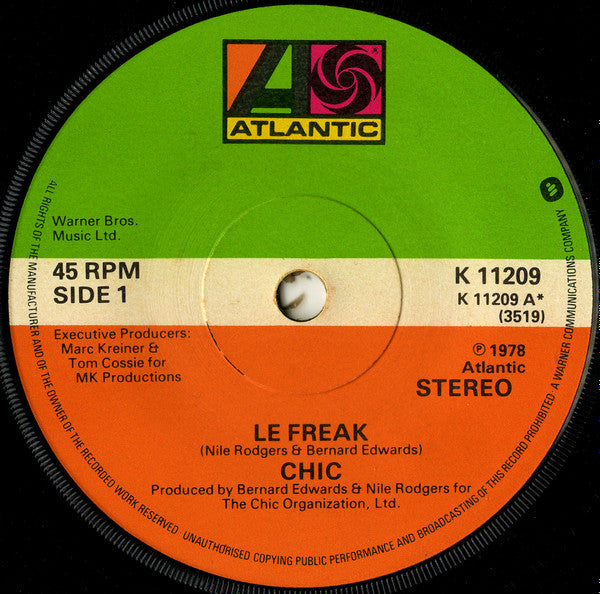 Chic - Le Freak (7", Single, RE, Gre)