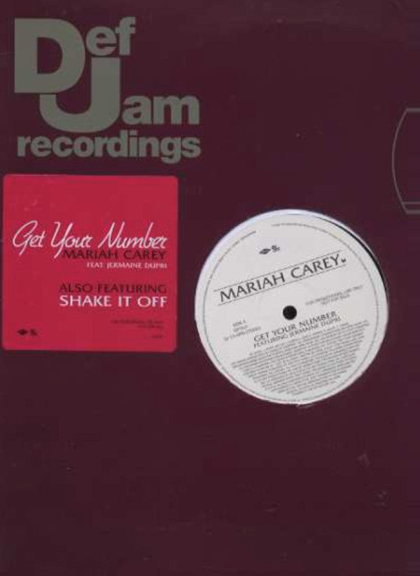 Mariah Carey Feat. Jermaine Dupri - Get Your Number (12", Promo)