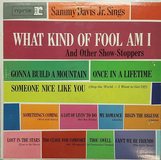 Sammy Davis Jr. - Sammy Davis Jr. Sings What Kind Of Fool Am I And Other Show-Stoppers (LP, Album, Mono)