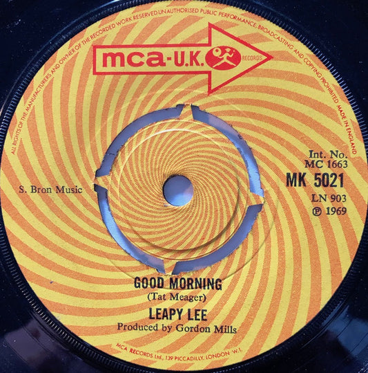 Leapy Lee - Good Morning (7", Single)