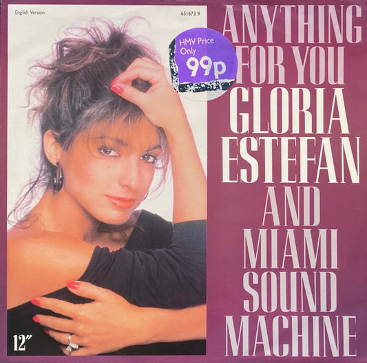 Gloria Estefan And Miami Sound Machine* - Anything For You (12", Single)