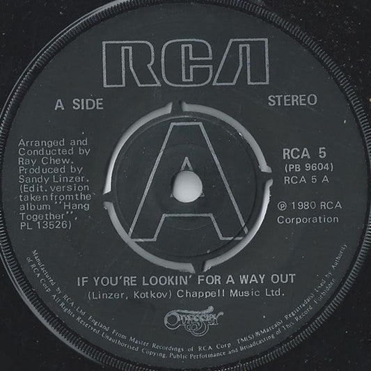 Odyssey (2) - If You're Lookin' For A Way Out (7", Single, 4-P)