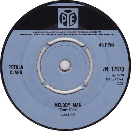 Petula Clark - Melody Man (7", Single)