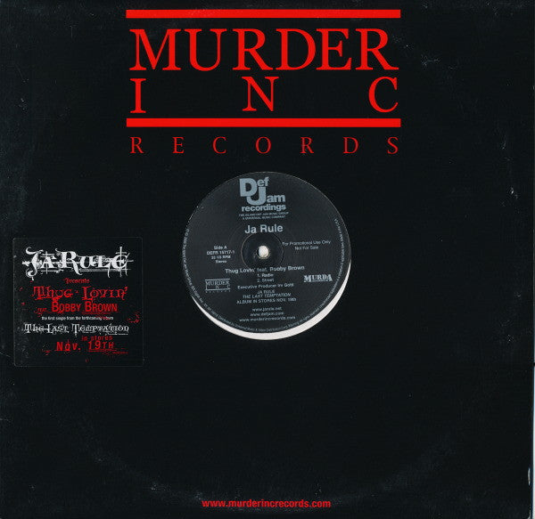 Ja Rule - Thug Lovin' (12", Single, Promo)