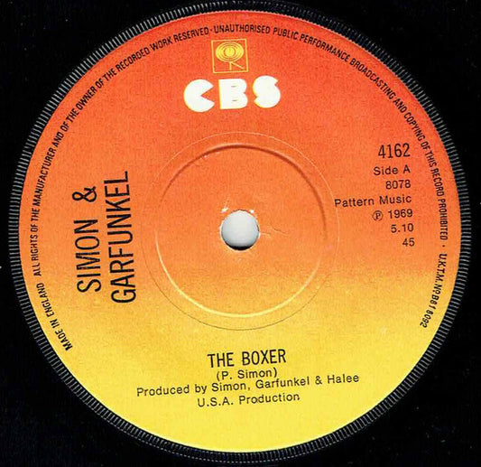 Simon & Garfunkel - The Boxer (7", RE)
