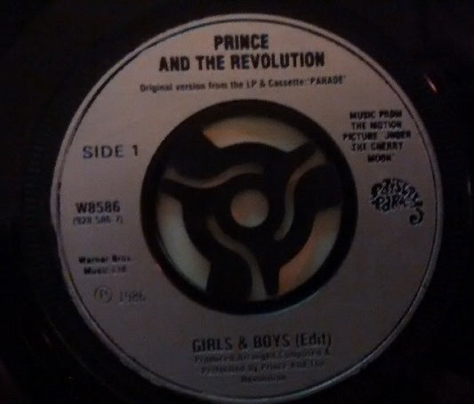 Prince And The Revolution - Girls & Boys (7", Single, Sil)