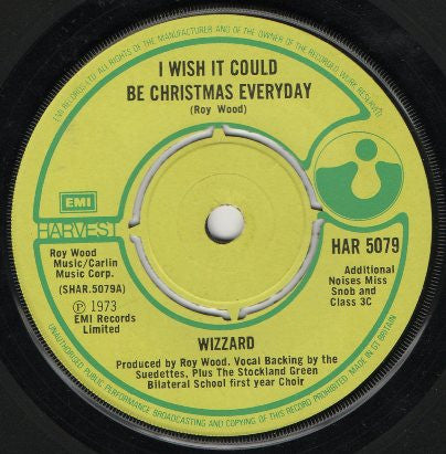 Wizzard (2) - I Wish It Could Be Christmas Everyday (7", Single)