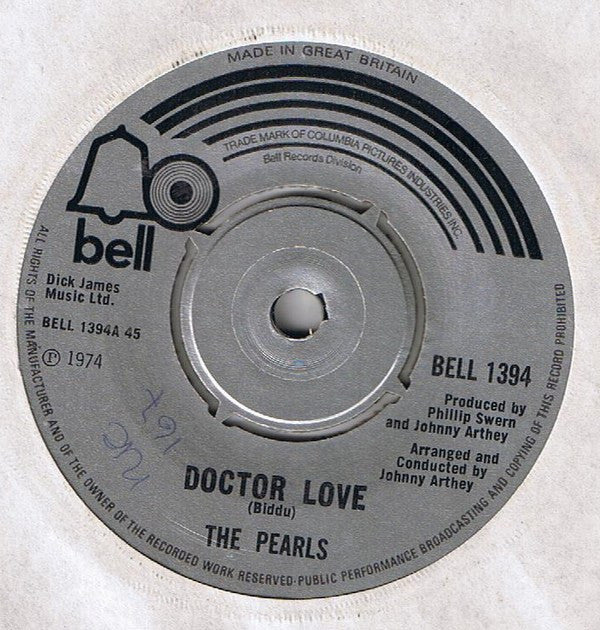 The Pearls - Doctor Love (7", Single)