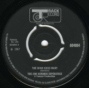 The Jimi Hendrix Experience - The Wind Cries Mary (7", Single, Mono, Pus)