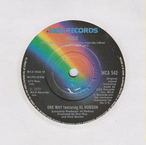 One Way Featuring Al Hudson - Music (7", Single)