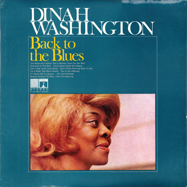 Dinah Washington - Back To The Blues (LP)