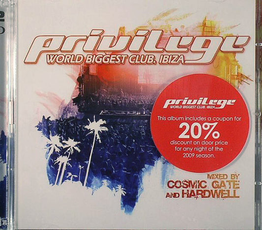 Cosmic Gate And Hardwell - Privilege - World Biggest Club. Ibiza (2xCD, Mixed)
