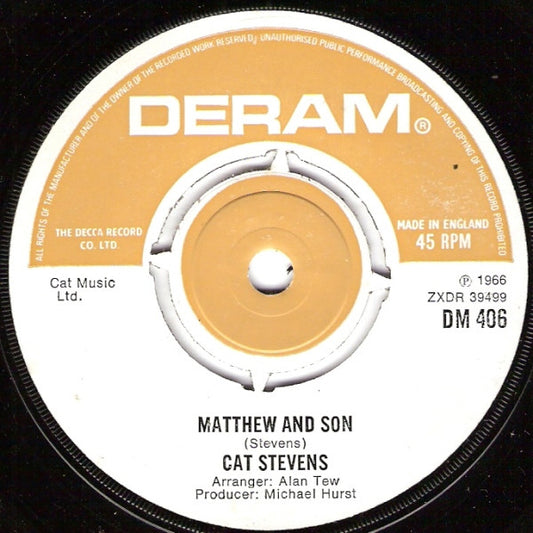 Cat Stevens - Matthew And Son / I Love My Dog (7", Single)