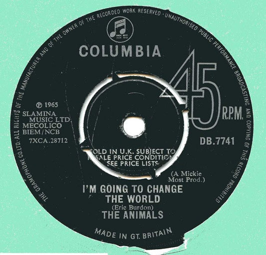 The Animals - It's My Life (7", Single)