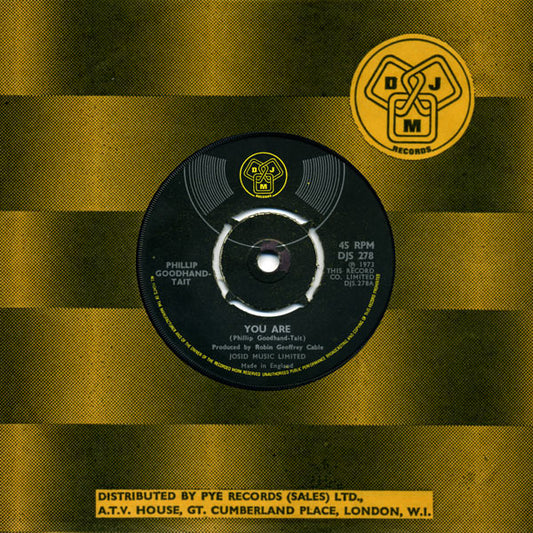 Phillip Goodhand-Tait - You Are (7", Single)