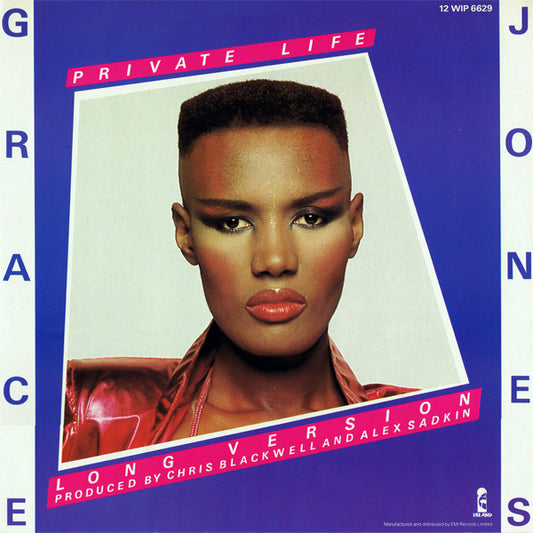 Grace Jones - Private Life (Long Version) / She's Lost Control (Long Version) (12")