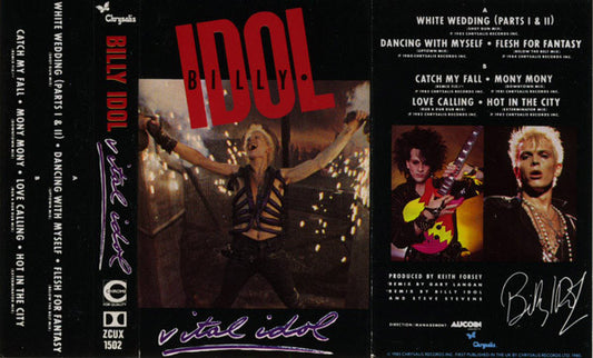 Billy Idol - Vital Idol (Cass, Album, Comp)
