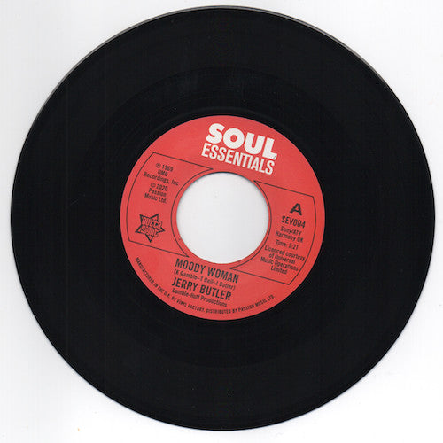 Jerry Butler - Moody Woman / Stop Steppin' On My Dreams (7")