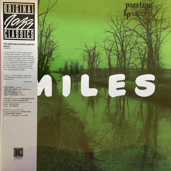The New Miles Davis Quintet* - Miles (LP, Album, Mono, RE, 180)