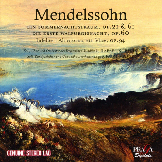 Mendelssohn*, Soli, Chor* Und Orchester Des Bayerischen Rundfunks*, Rafael Kubelik, Soli, Rundfunkchor* Und Gewandhausorchester Leipzig, Kurt Masur - Night Dreams (CD, Comp, RM)
