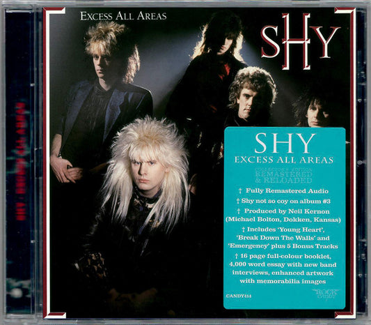 Shy (5) - Excess All Areas (CD, Album, Dlx, RE, RM)