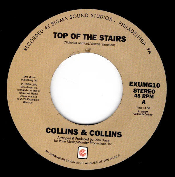 Collins & Collins - Top Of The Stairs (7", Single, RE)