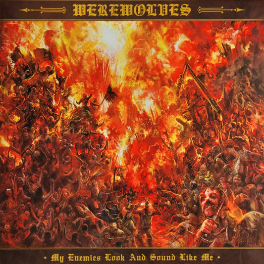 Werewolves (6) - My Enemies Look And Sound Like Me (LP, Album, Ltd, Whi)