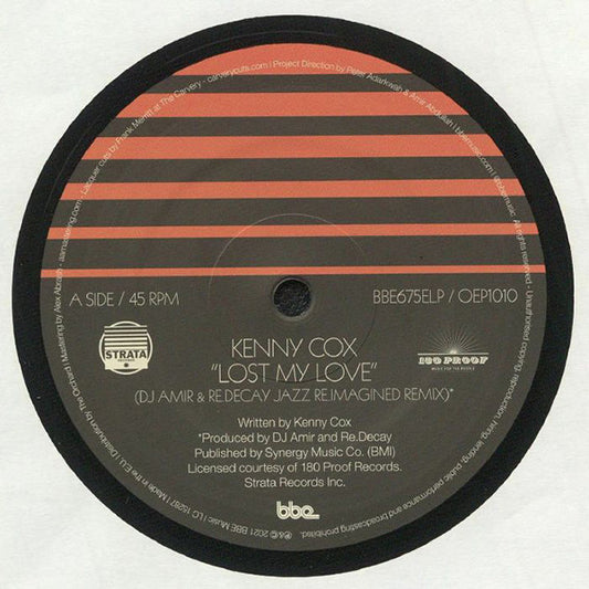Kenny Cox - Lost My Love (12", Ltd)