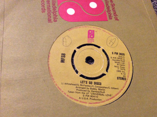 MFSB - Let's Go Disco (7", Pus)