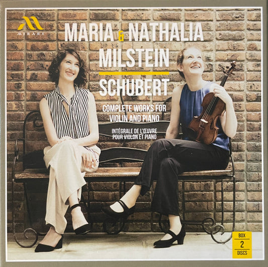 Maria* & Nathalia Milstein, Schubert* - Complete Works For Violin And Piano = Intégrale De L'Œuvre Pour Violon Et Piano (2xCD, Album + Box)
