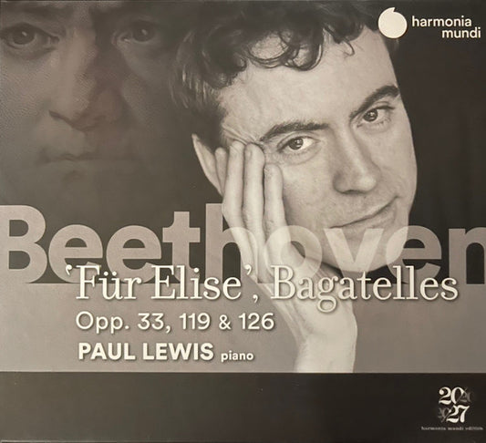 Beethoven*, Paul Lewis (7) - 'Für Elise', Bagatelles  Opp.33, 119, & 126  (CD, Album, Dig)