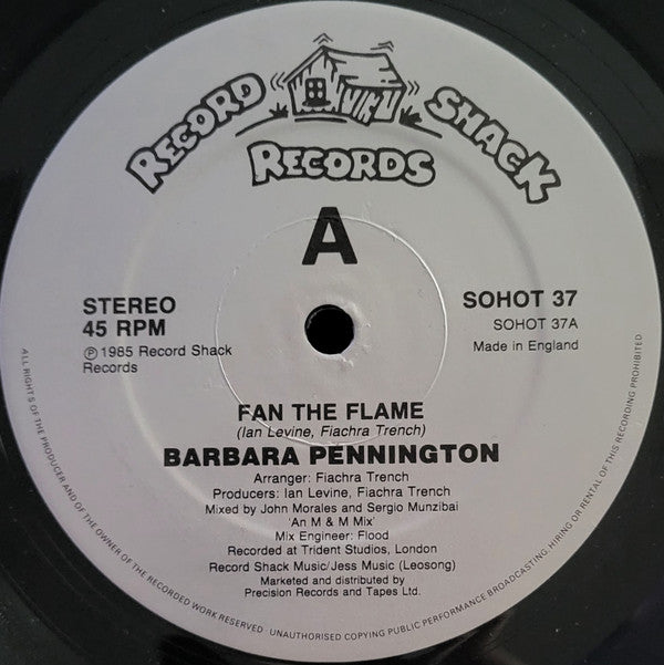 Barbara Pennington - Fan The Flame (12", S/Sided, Single)