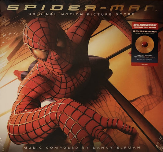 Danny Elfman - Spider-Man (Original Motion Picture Score) (LP, Ltd, RE, Gol)