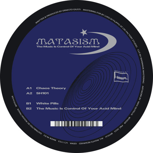 Matasism - The Music Is Control Of Your Acid Mind (12", EP)