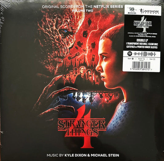 Kyle Dixon (2) & Michael Stein (9) - Stranger Things 4 · Volume Two (Original Score From The Netflix Series) (LP, Album, Tra + LP, Album, Cle)
