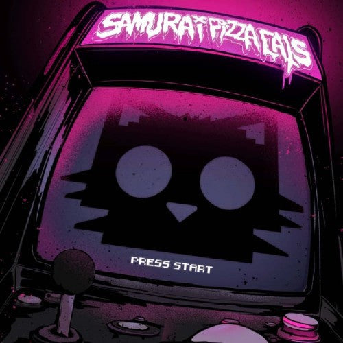 Samurai Pizza Cats (2) - Press Start (LP, Album, Ltd, Pin)