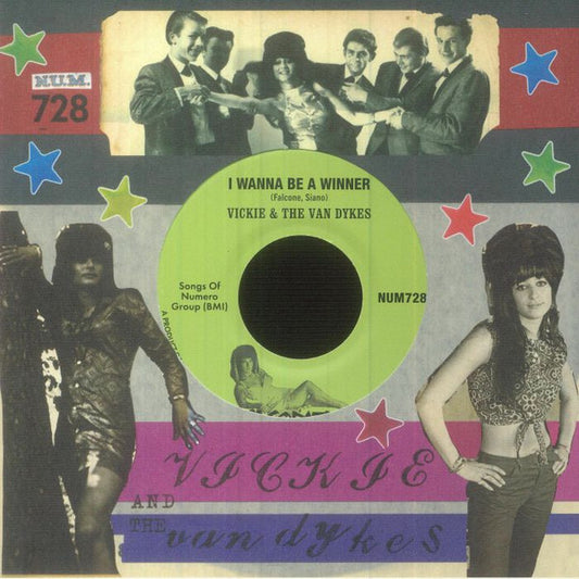 Vickie & The Van Dykes - I Wanna Be A Winner / Outcast (7")