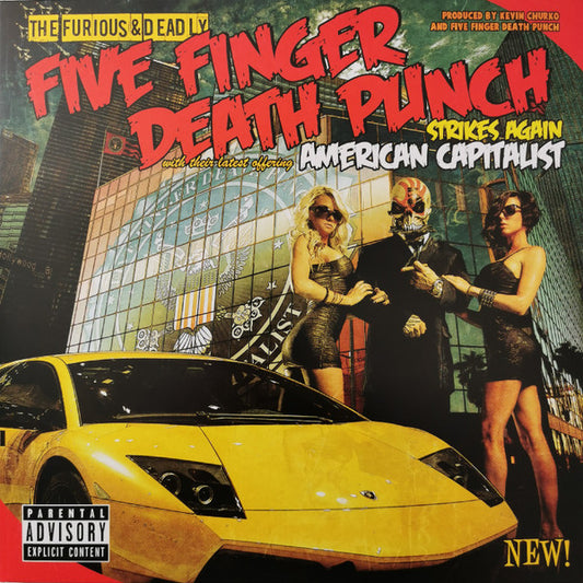 Five Finger Death Punch - American Capitalist (LP, Album, RE)