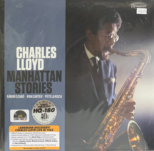 Charles Lloyd - Manhattan Stories (2xLP, Album, RSD, Ltd, Num, RE, 180)