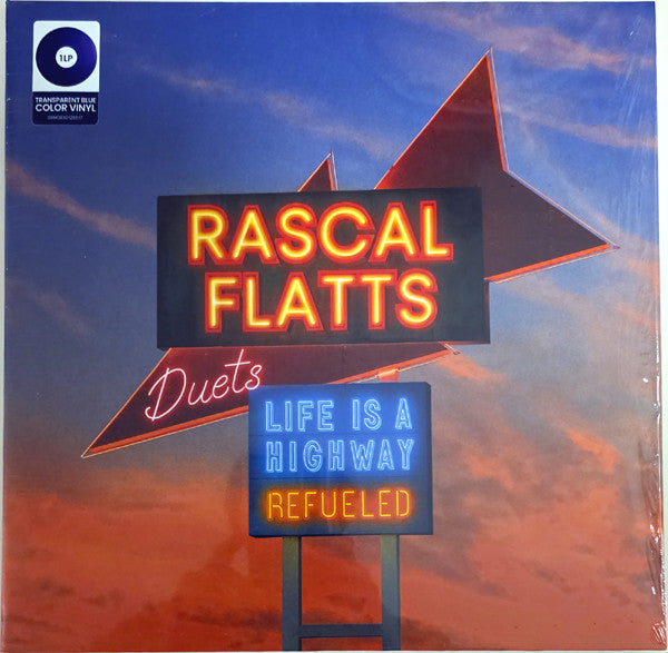 Rascal Flatts - Life Is A Highway: Refueled Duets (LP, Album, Blu)