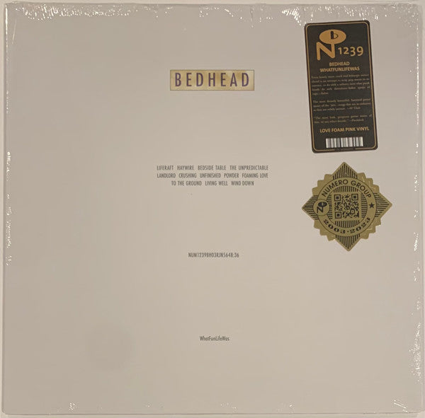 Bedhead - WhatFunLifeWas (LP, Album, RE, RM, Pin)