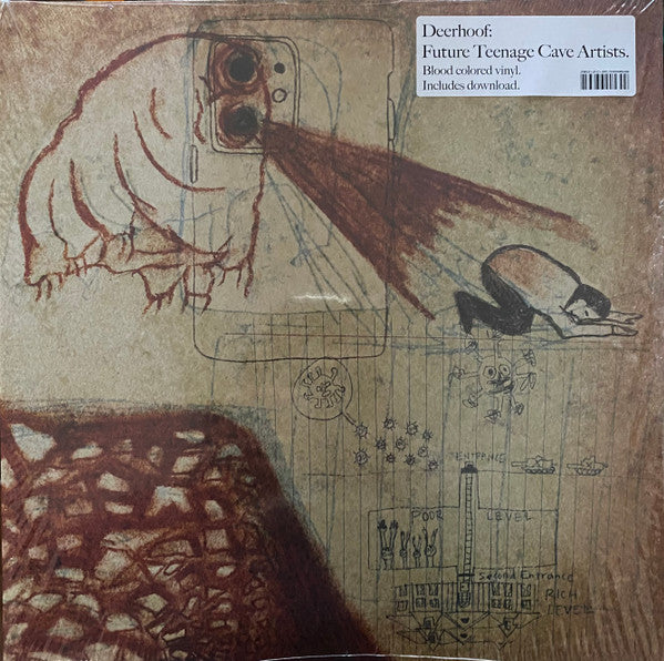 Deerhoof - Future Teenage Cave Artists (LP, Album, Blo)