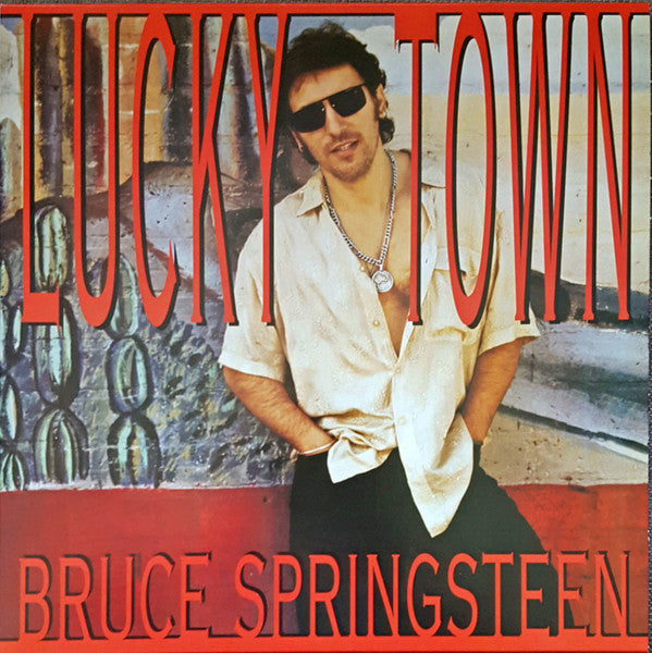 Bruce Springsteen - Lucky Town (LP, Album, RE)