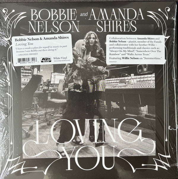 Bobbie Nelson And Amanda Shires - Loving You (LP, Album, Whi)