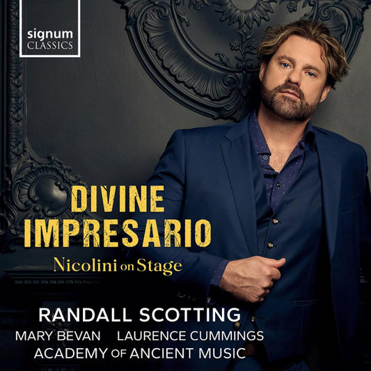 Randall Scotting, Mary Bevan, Laurence Cummings, Academy Of Ancient Music* - Divine Impresario (Nicolini On Stage) (CD, Album)