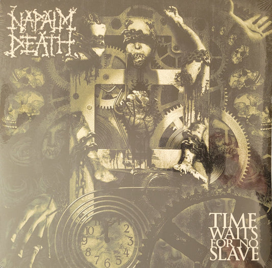 Napalm Death - Time Waits For No Slave (LP, Album, RE, 180)