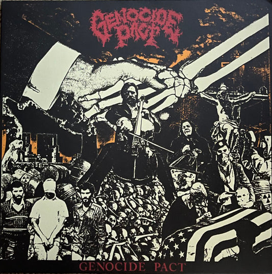 Genocide Pact - Genocide Pact (LP, Album, Whi)