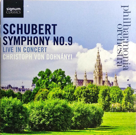 Schubert*, Christoph von Dohnányi, Philharmonia Orchestra - Symphony No. 9 (Live In Concert) (CD)